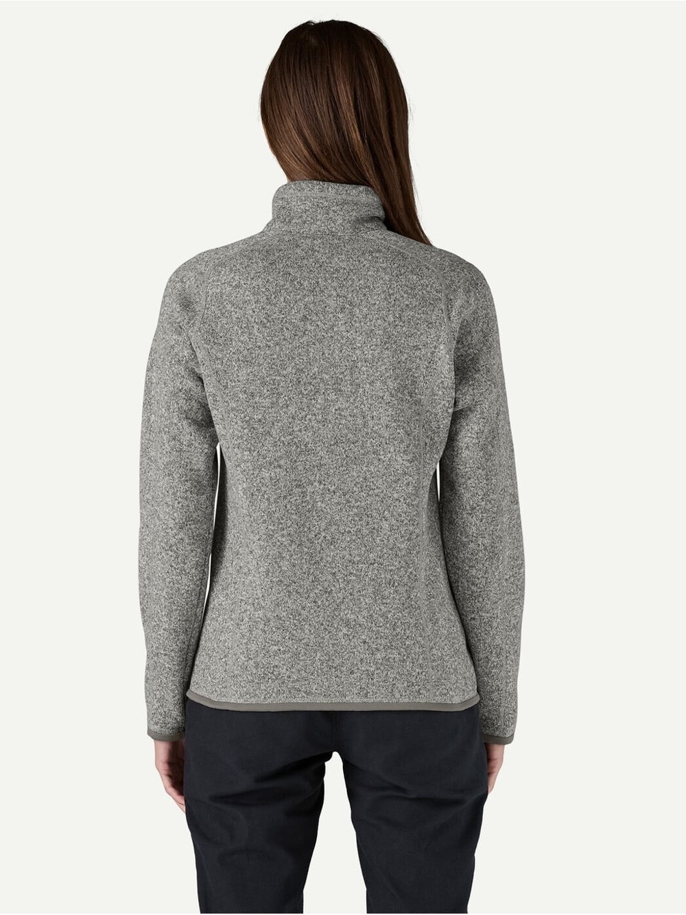 Patagonia Women’s Better Sweater 1/4 Zip Fleece Pullover Birch White Medium - Picture 2 of 14